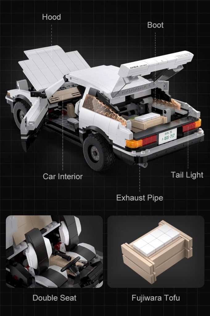 Cada Initial D 1:12 Toyota Trueno Ae86 C61024W