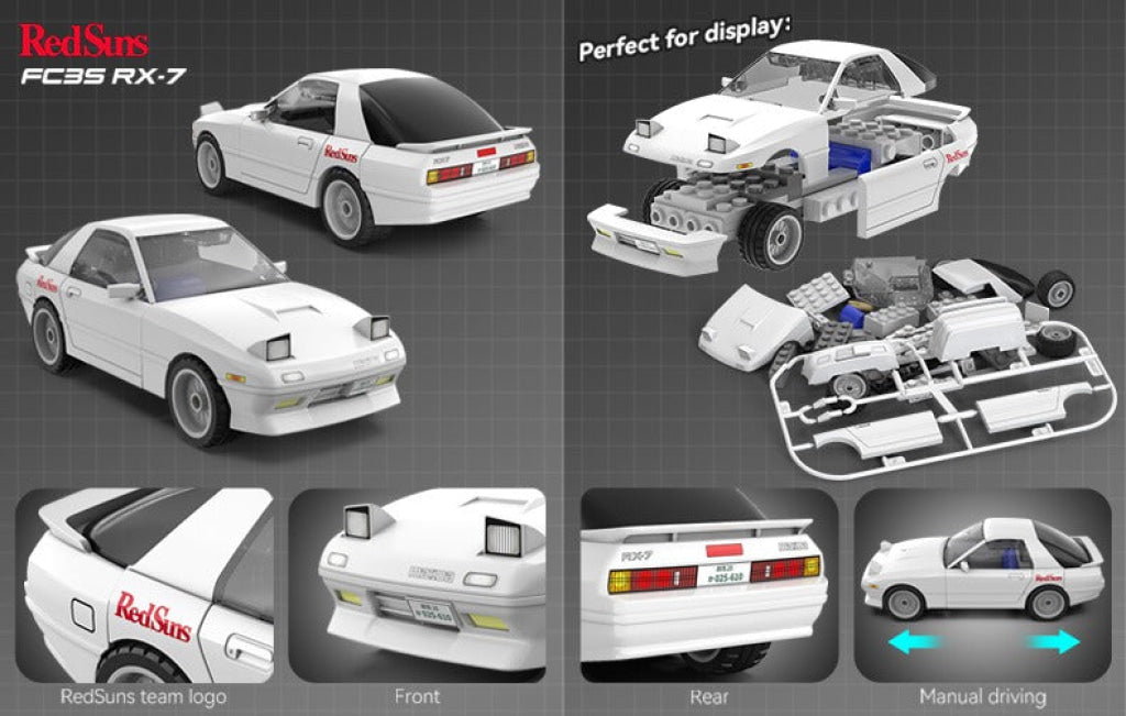 Cada Initial D 1:35 Mazda Rx-7 Fc3S C55016W