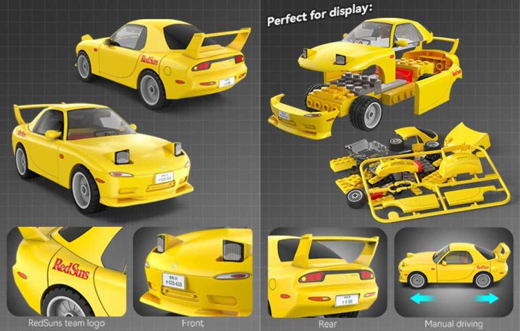 Cada Initial D 1:35 Mazda Rx-7 Fd3S C55017W