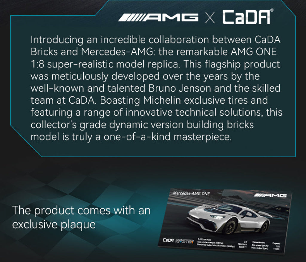 Cada Mercedes-Amg One C61503W Official License