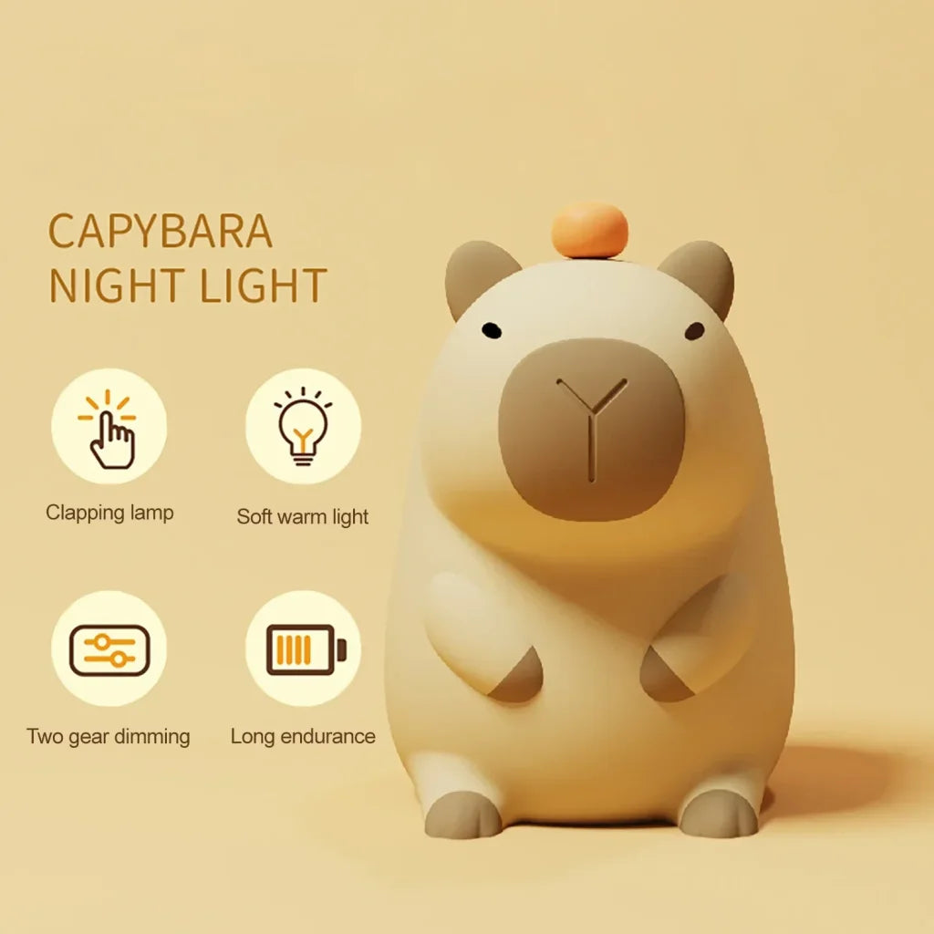 Capybara Silicone Night Light
