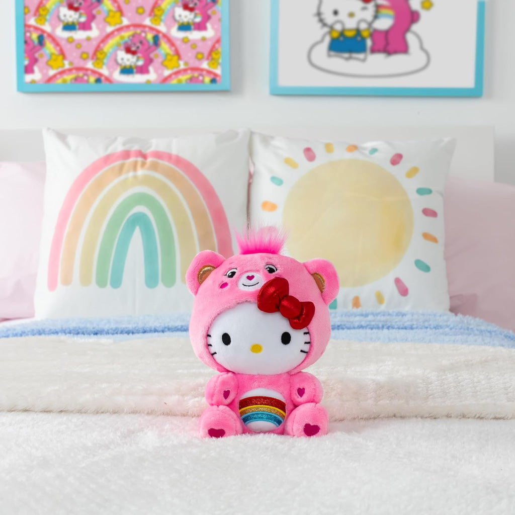 Care Bears Hello Kitty Dressed As Cheer Bear 9’’