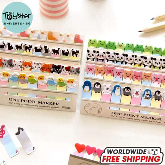 Cartoon Cat Panda Self-Adhesive Sticky Notes