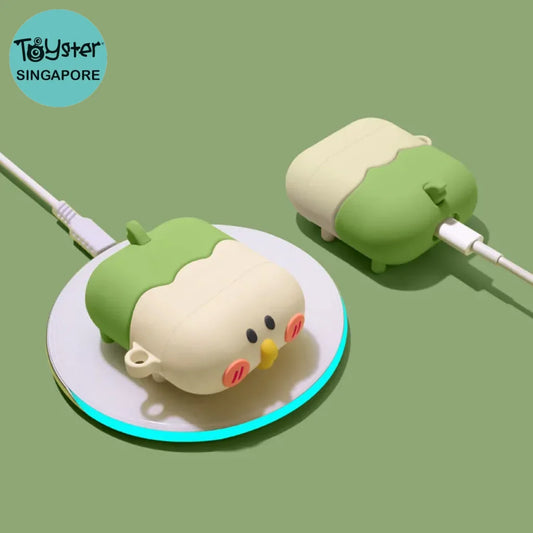 Cartoon Cute Shiba Inu Dog Silicone Earphone Cases For Apple Airpods