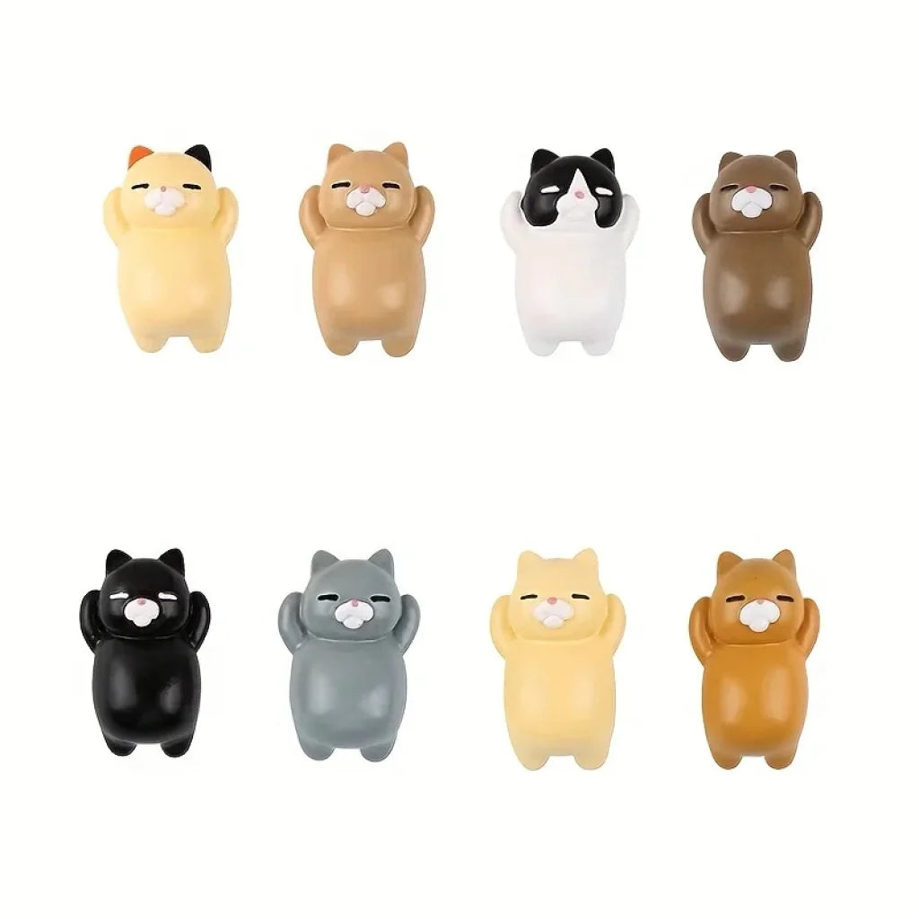 Cat refrigerator magnets 6/8Pcs - 8Pcs