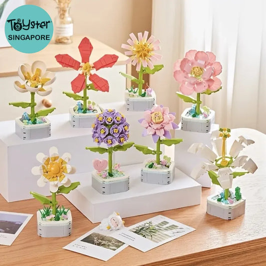 Children Creative Flower Building Block Kit