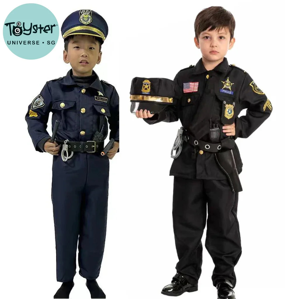 Children Policeman Costumes Set