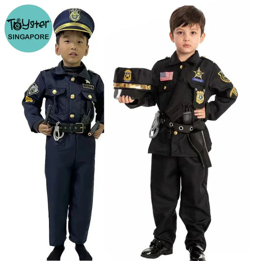 Children Policeman Costumes Set