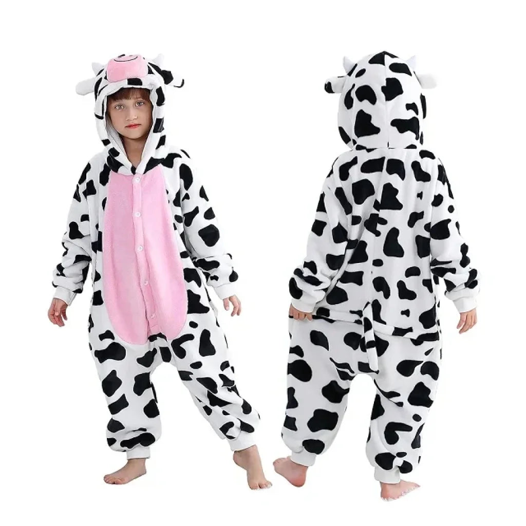 Children Winter Overalls Costume A Cow / 11-12T(Height135-145
