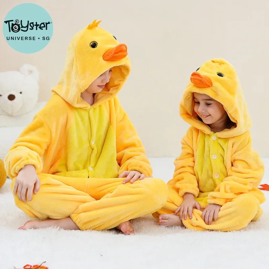 Children Winter Overalls Costume Duck / 11-12T(Height135-145