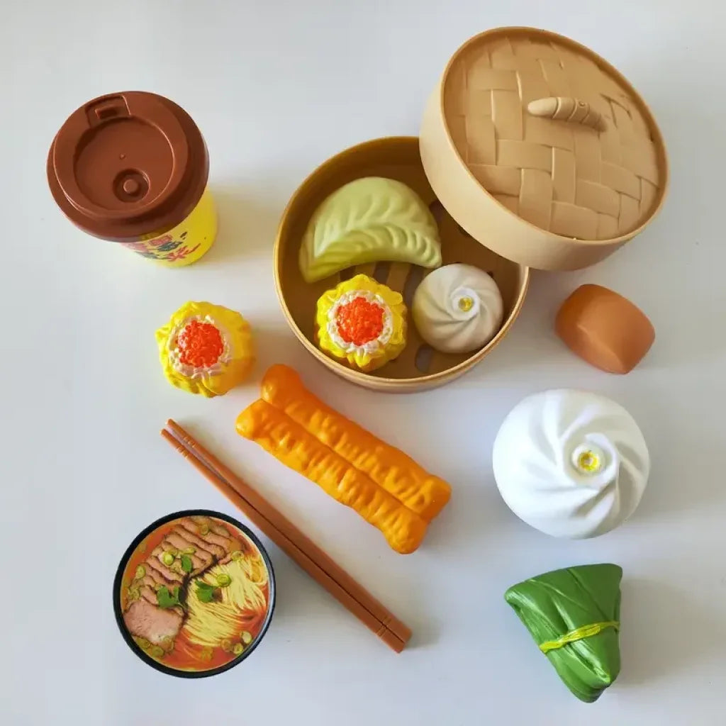 Chinese Breakfast Food Dim Sum Set 13Pcs