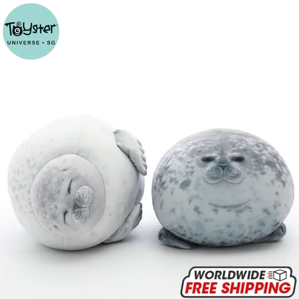 Chubby Happy Angry Seal Pillow