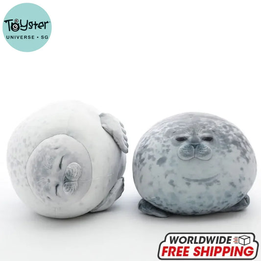 Chubby Happy Angry Seal Pillow