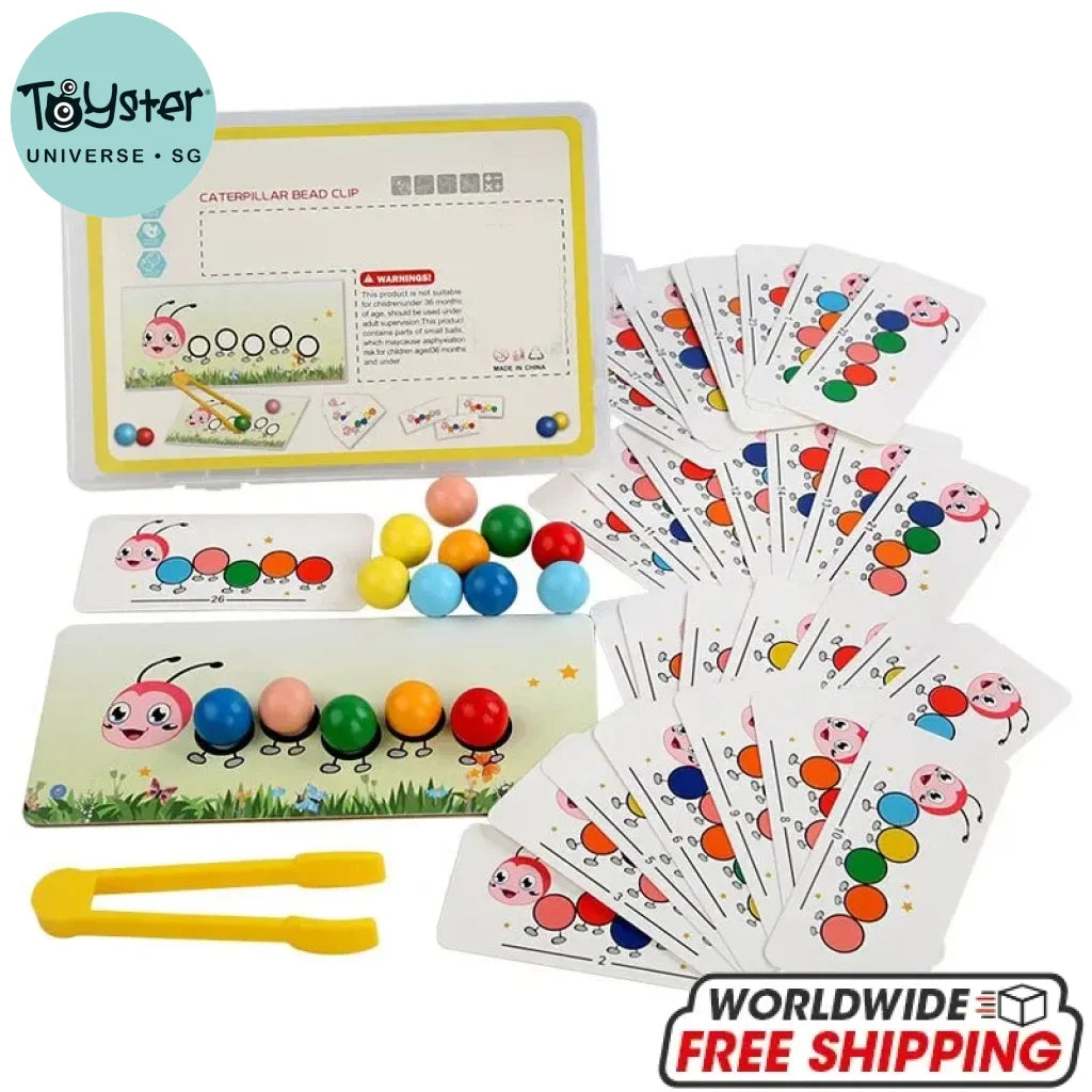 Clip Beads Sorting Fine Motor Skill Toy