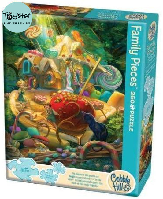 Cobble Hill Candy Cottage Family 350 Piece Jigsaw Puzzle