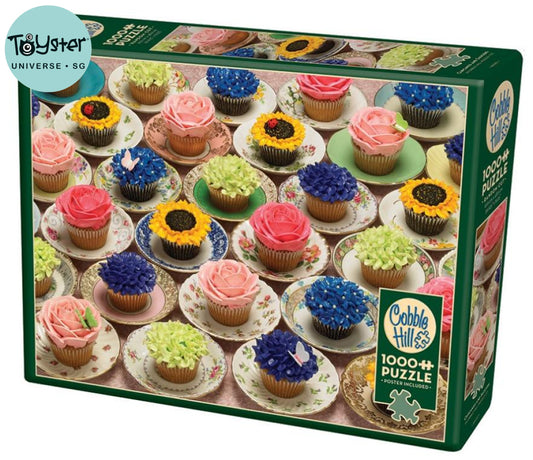 Cobble Hill Cupcakes And Saucers 1000 Piece Jigsaw Puzzle