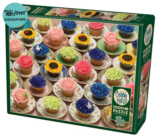 Cobble Hill Cupcakes And Saucers 1000 Piece Jigsaw Puzzle