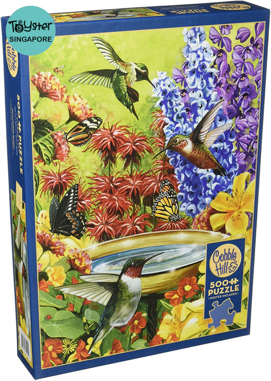 Cobble Hill Hummingbird Garden 500 Piece Jigsaw Puzzle