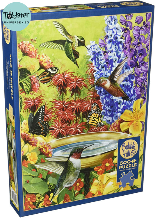 Cobble Hill Hummingbird Garden 500 Piece Jigsaw Puzzle