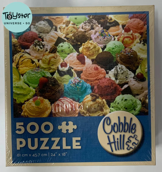 Cobble Hill Ice Cream Please Modular 500 Piece Jigsaw Puzzle