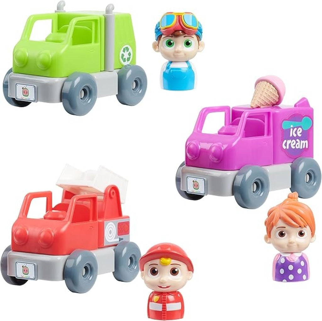 Cocomelon Build A Vehicle & Figure - Green Cocomelon