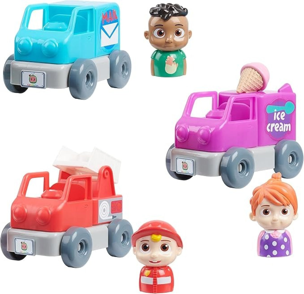 Cocomelon Build A Vehicle & Figure - Green Cocomelon