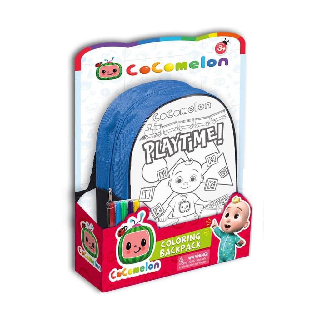 CoComelon Colouring Backpack Reading Toys