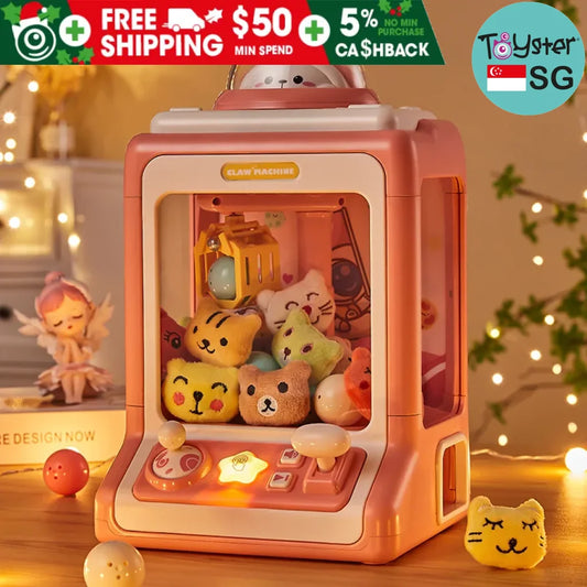 Coin Operated Claw Crane Machines With Light Music