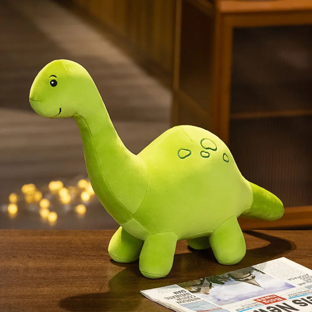 Colorful Dinosaur Plush Toy - green / L