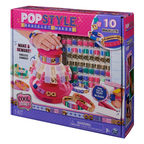 Cool Maker PopStyle Bracelet Maker, 170 Stylish Beads, 10