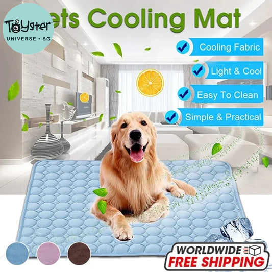 Cooling Summer Pad Mat For Pets Washable