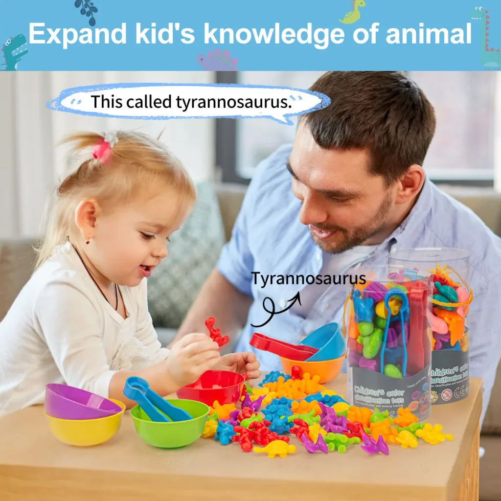 Counting and Sorting Animal Toys