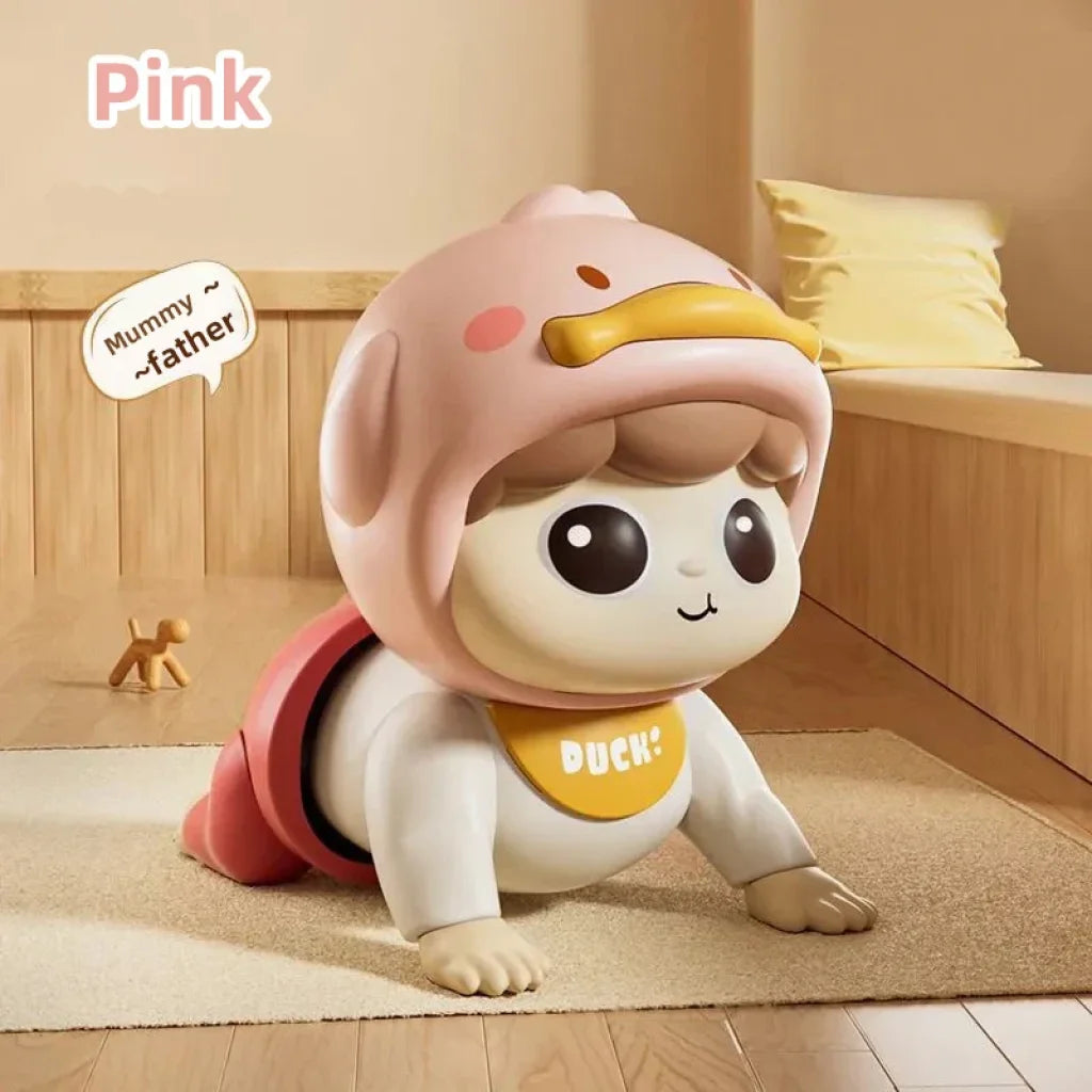 Crawling Baby With Music - PINK