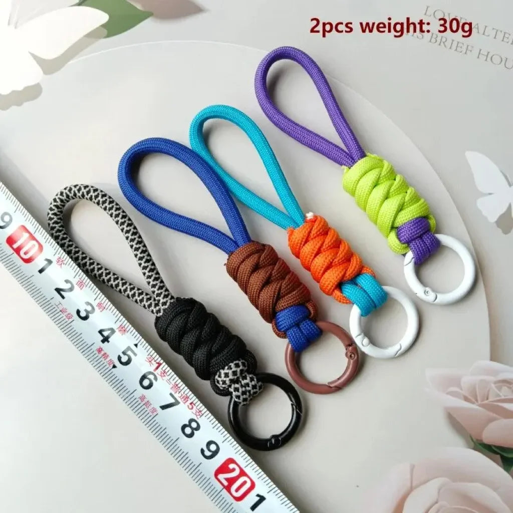 Creative Braided Lanyard Keychain