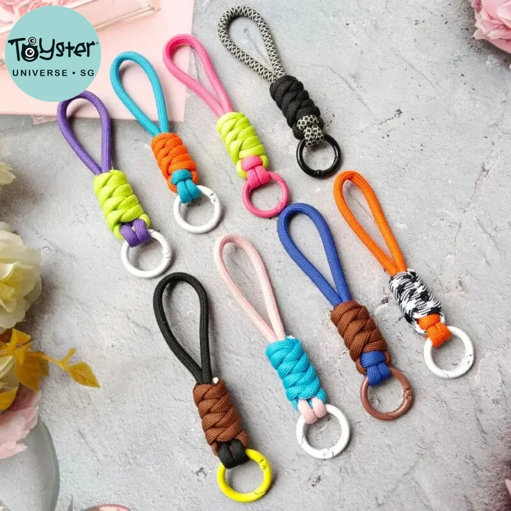 Creative Braided Lanyard Keychain