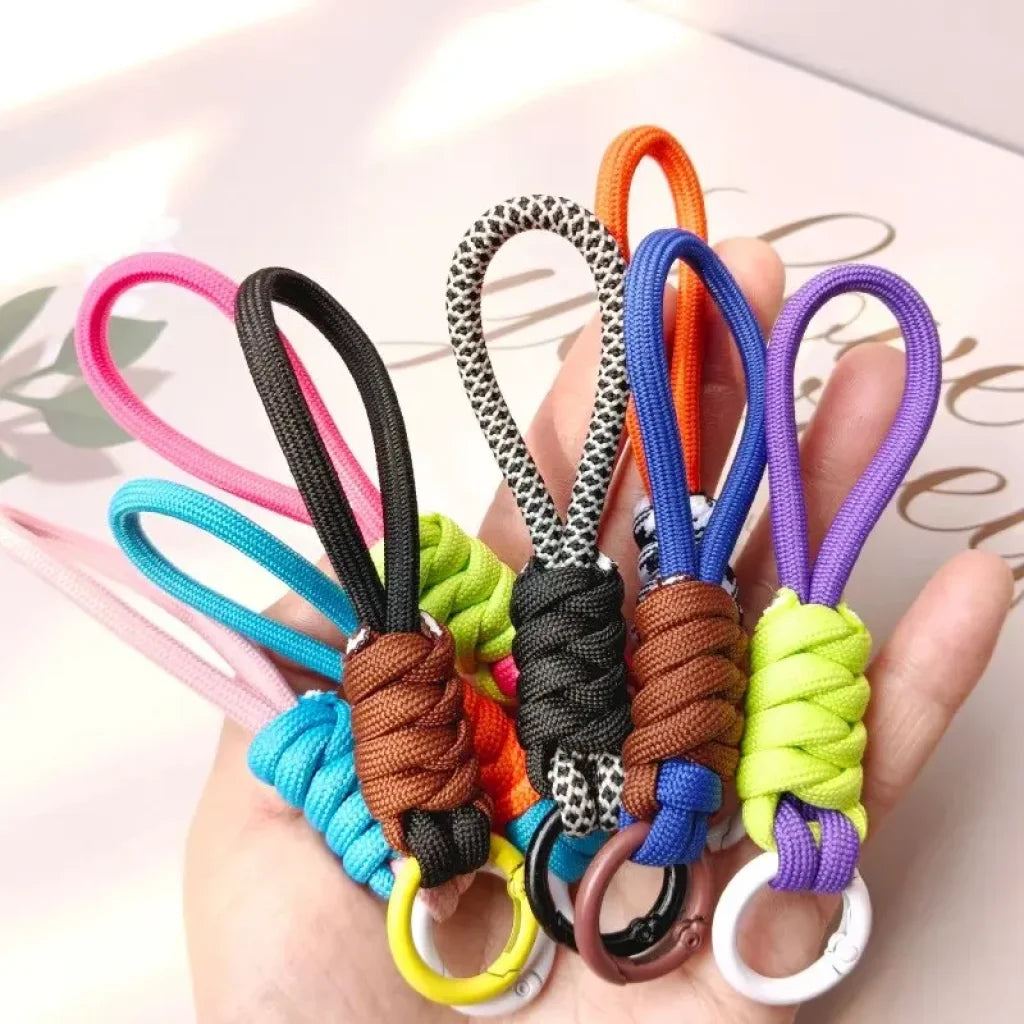 Creative Braided Lanyard Keychain