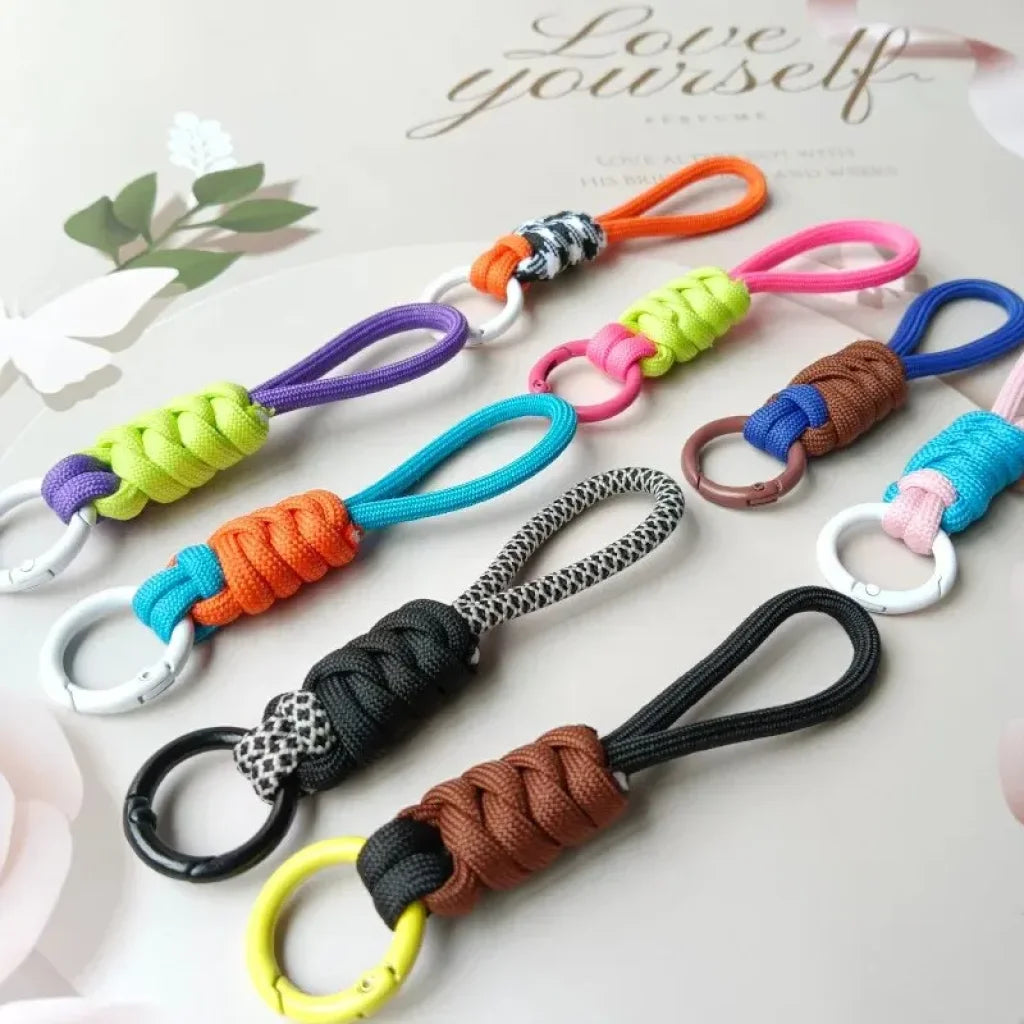 Creative Braided Lanyard Keychain