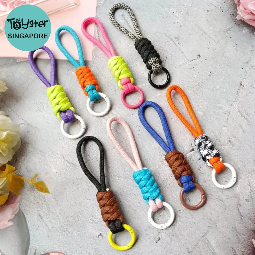 Creative Braided Lanyard Keychain