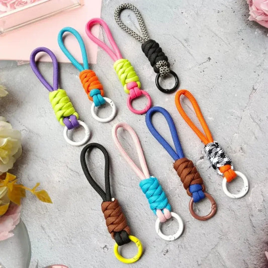 Creative Braided Lanyard Keychain