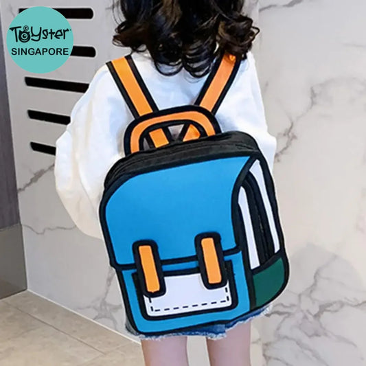Creative Design Backpack Cute Large Capacity Adjustable Strap