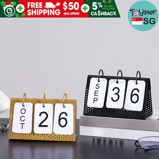 Creative Perpetual Calendar Metal Frame