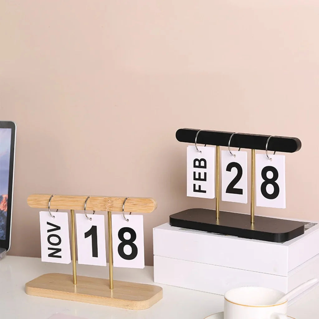 Creative Perpetual Calendar Metal Frame