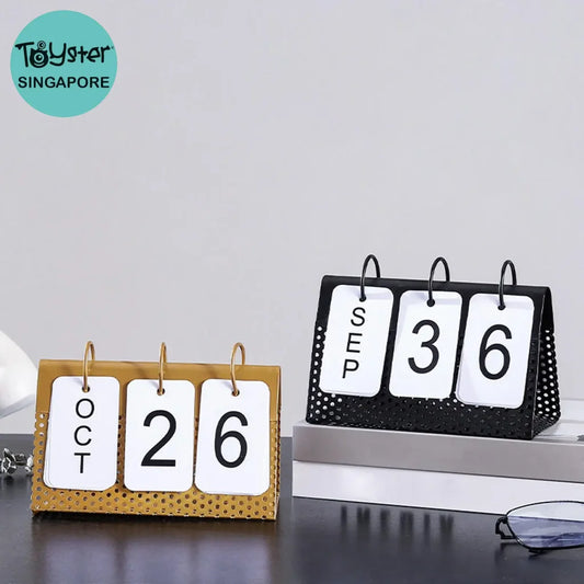 Creative Perpetual Calendar Metal Frame