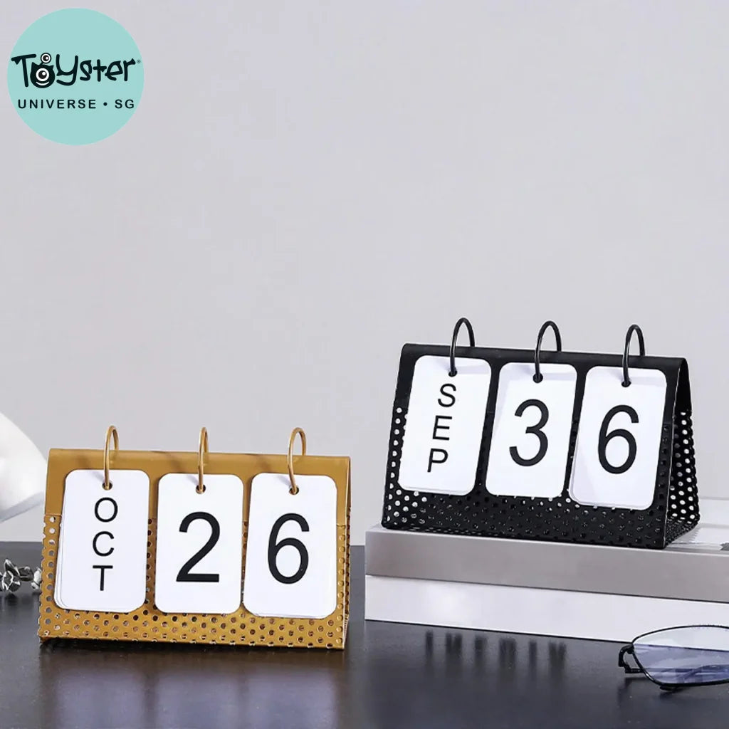 Creative Perpetual Calendar Metal Frame
