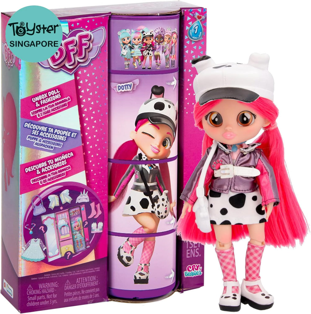 Cry Babies Bff By Dotty Fashion Doll With 9 + Surprises