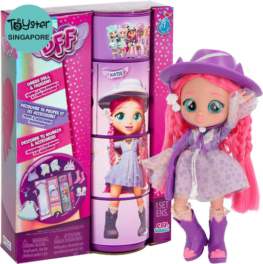 Cry Babies Bff By Katie Fashion Doll With 9 + Surprises
