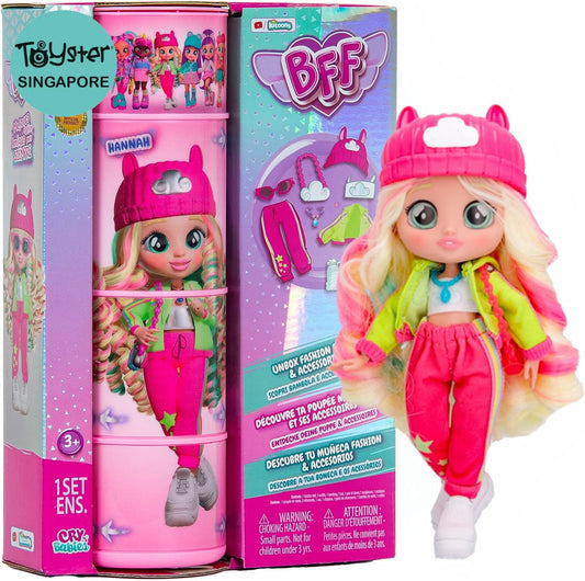 Cry Babies Bff Hannah Fashion Doll With 9 + Surprises