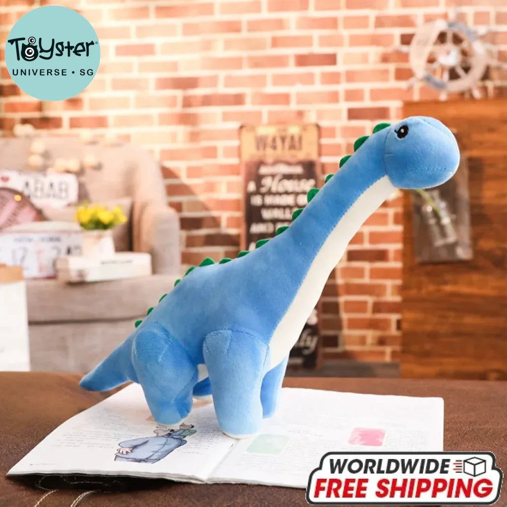 Cuddly Dinosaur Plush - Blue / 80cm