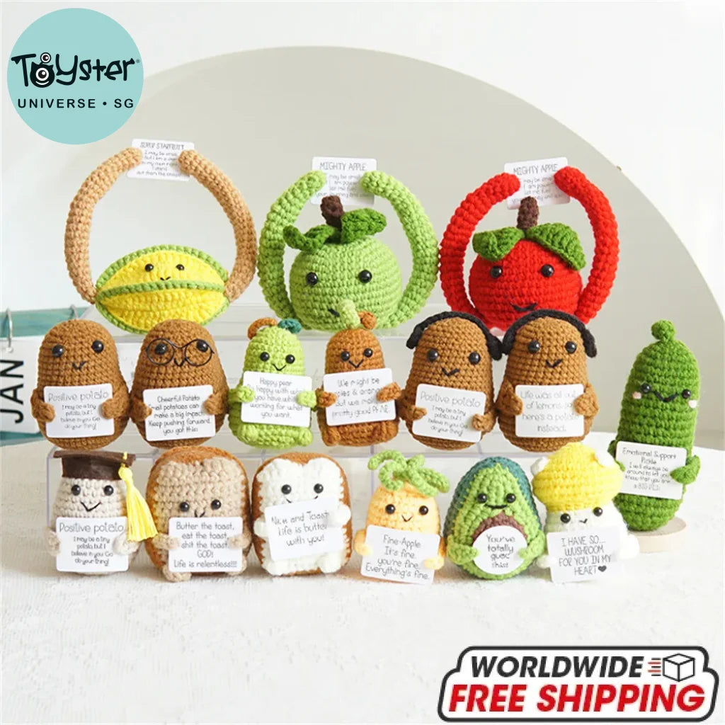 Cute Potato Handmade Plush Ornament Knitting Wool Yarn