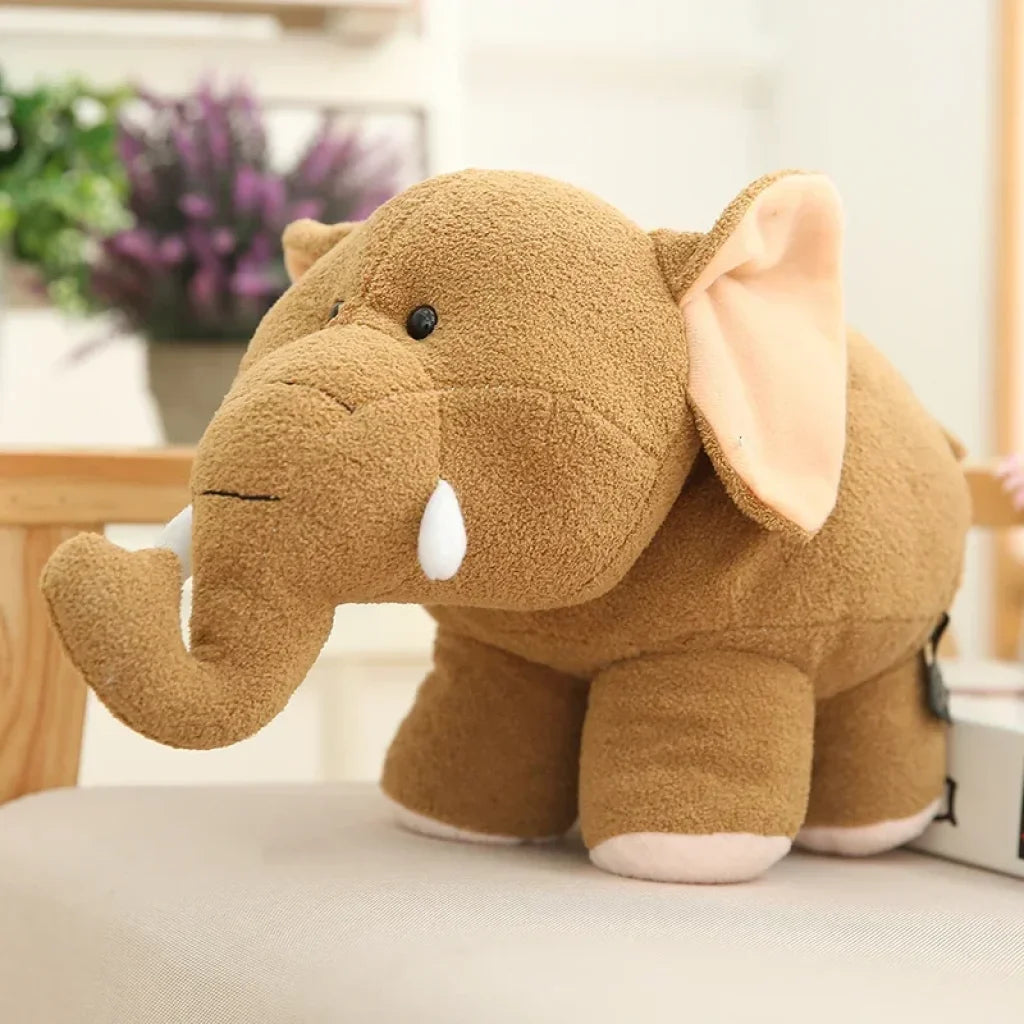 Cute Safari Plush - Elephant Brown / 35CM